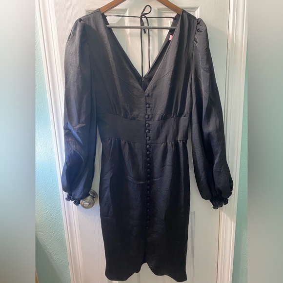 Eva Franco Everly Dress in Black - Picture 5 of 7